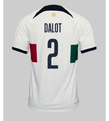 Portugal Diogo Dalot #2 Replika Udebanetrøje VM 2022 Kortærmet